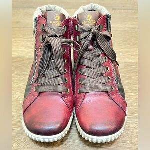 Remote Tex Knit Zip Lace Up Ankle Women’s Boots 39 Us (8)